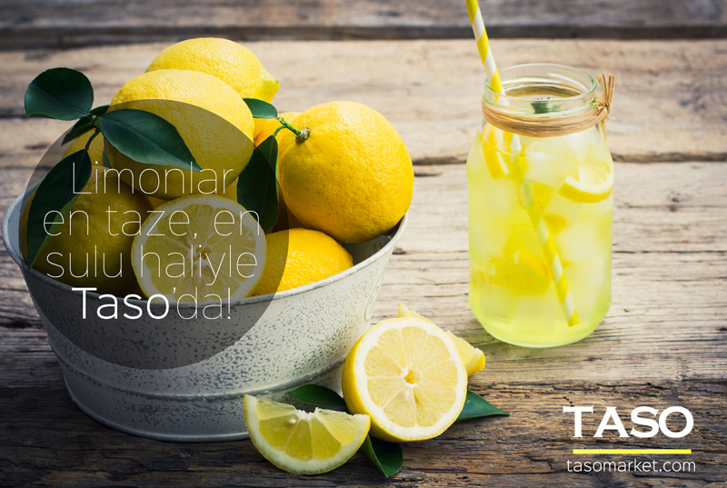 En Taze Limonlar Taso Marketlerde!