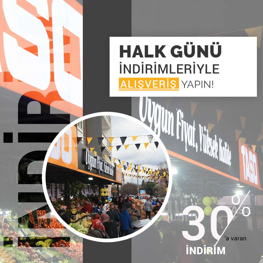 Gölcük'te En Uygun Alışveriş Halk Günleriyle Marketlerimizde!