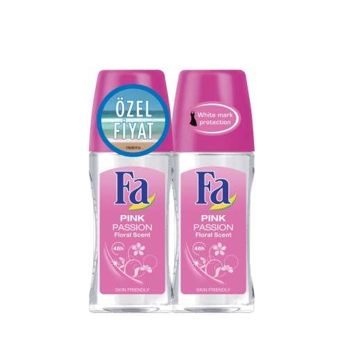 Fa Deodorant Roll-On Pink Passion 2 LI için hemen sipariş verin, kapınıza getirelim! Fa Deodorant Roll-On Pink Passion 2 LI