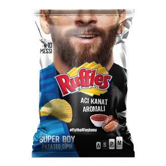 Ruffles Acı Kanat Patates Cipsi Süper Boy 112 GR