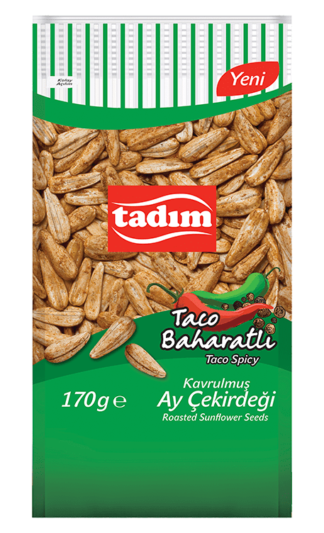 Tadım Kuruyemiş Taco Baharatlı Ayçekirdeği 170 Gr