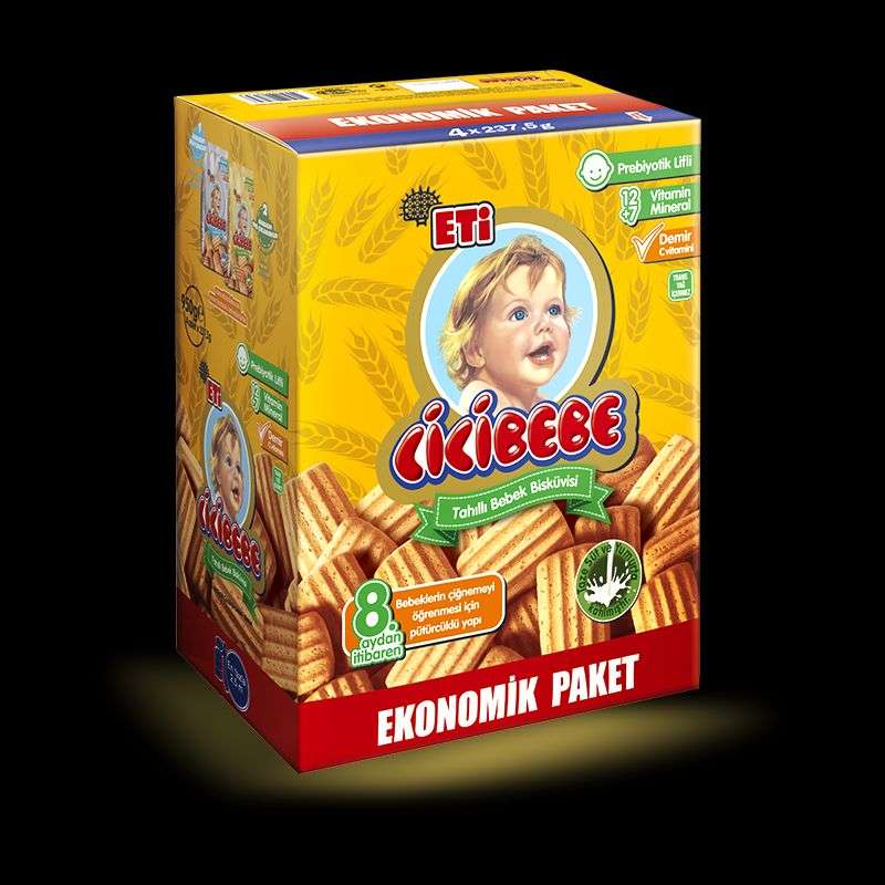 Eti Cici Bebe Tahıllı 854 GR için hemen sipariş verin, kapınıza getirelim! Eti Cici Bebe Tahıllı 854 GR