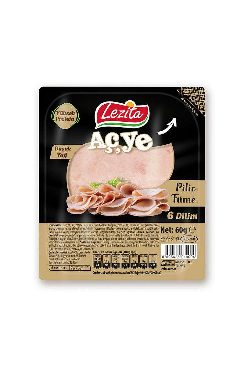 Lezita Aç Ye Piliç Füme 60 gr