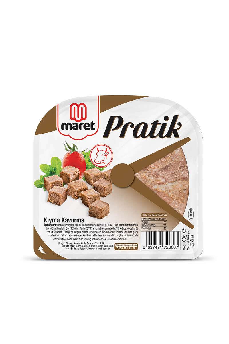 Maret Dana Kavurma 100 GR için hemen sipariş verin, kapınıza getirelim! Maret Dana Kavurma 100 GR