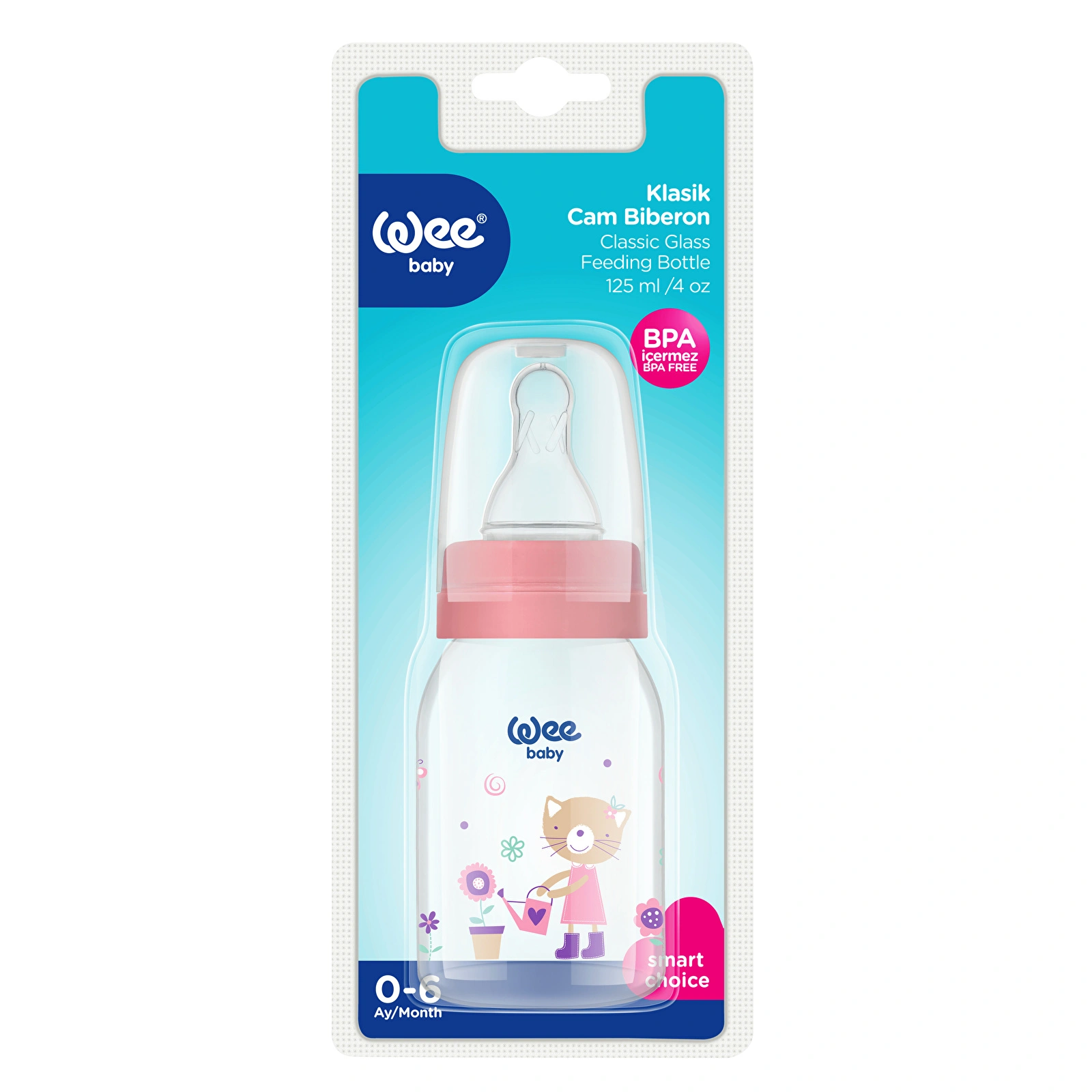 WEE 877 SİL.KLAS.KİRAZ UÇ CAM BİBERON