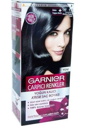 Garnier Color Natural Çarpıcı Renkler Extra Yoğun Siyah 1.0 için hemen sipariş verin, kapınıza getirelim! Garnier Color Natural Çarpıcı Renkler Extra Yoğun Siyah 1.0