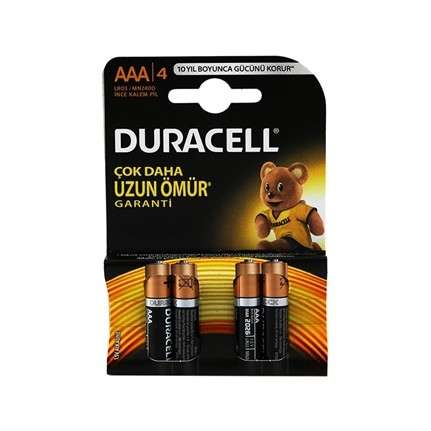 Duracell İnce Pil 4 LI