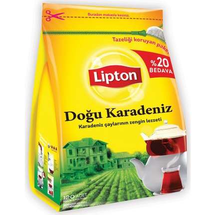 Lipton Demlik Poşet Çay Doğu Karadeniz 120 LI