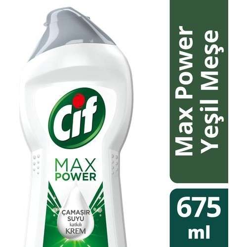 Cif Krem Yeşil Meşe Çamaşır Suyu Katkılı 675 ML