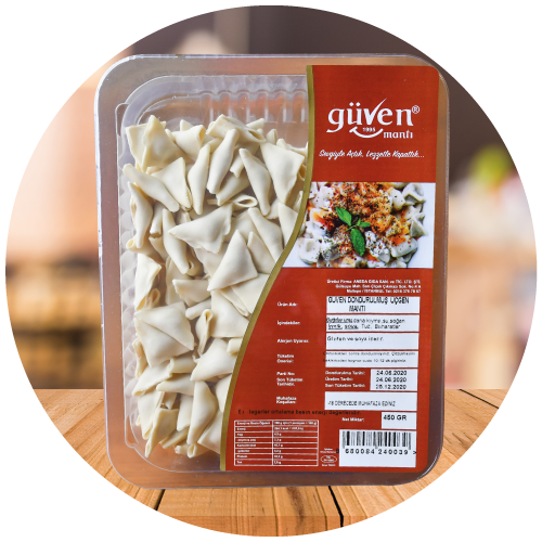 Güven Üçgen Mantı Donmuş 450GR