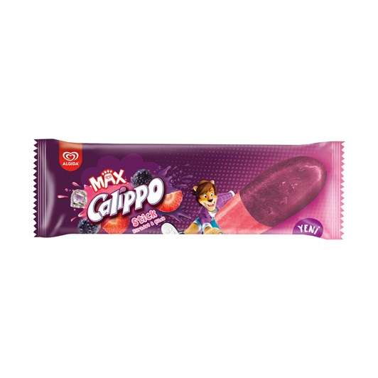  Algida Max Calippo Stick Karadut Çilek 55 ml