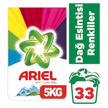 Ariel Toz Çamaşır Deterjanı Dağ Esintisi Renklilere Özel 5 KG