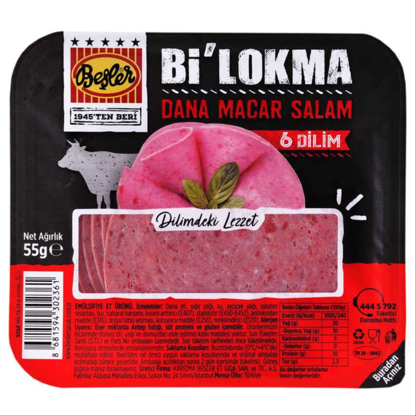 Bi Lokma Macar Salam (55 Gr)