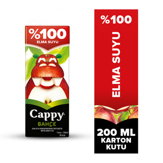 Cappy Bahçe 0 Elma Suyu Karton Kutu 200 ML