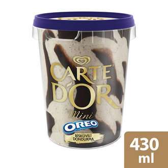 Algida Carte D'or Selection Mini Oreo 430 ML için hemen sipariş verin, kapınıza getirelim! Algida Carte D'or Selection Mini Oreo 430 ML