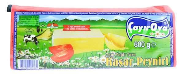 Çayırova Kaşar Peyniri 600 GR için hemen sipariş verin, kapınıza getirelim! Çayırova Kaşar Peyniri 600 GR
