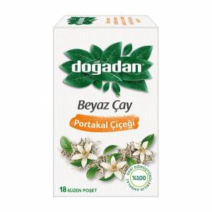 Doğadan Beyaz Çay Portakal Çiçekli 20'li Poşet