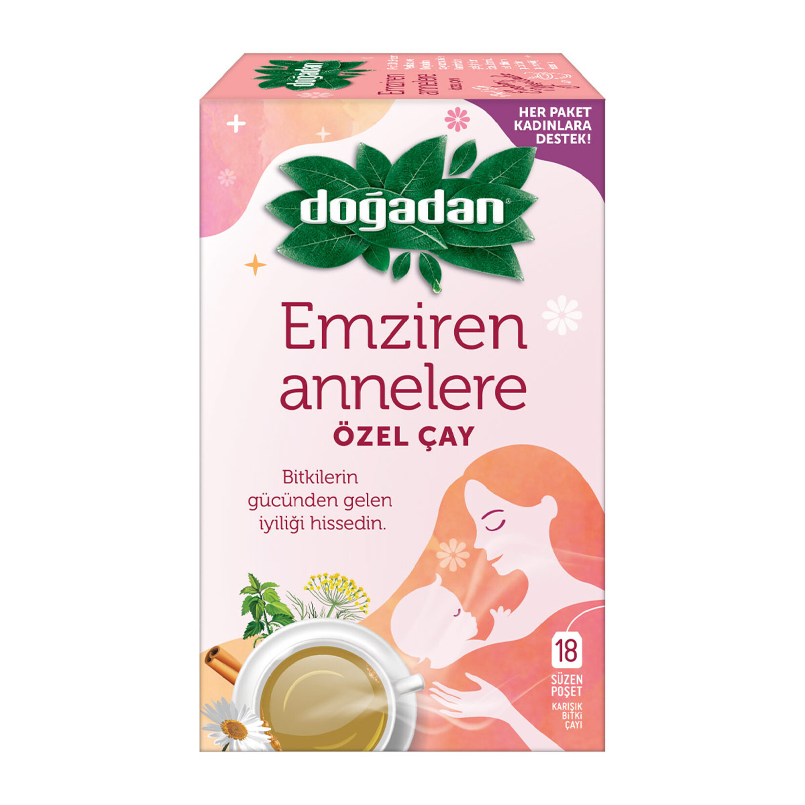 Doğadan Emziren Annelere Özel Bitki Çayı 27G 18'li