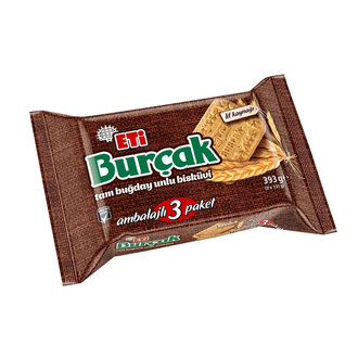 Eti Burçak Bisküvi 3'Lü 393 G