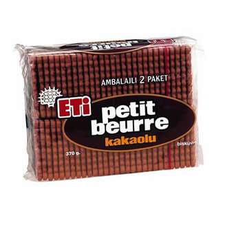 Eti Petit Beurre Kakaolu Petibör Bisküvi 370 GR