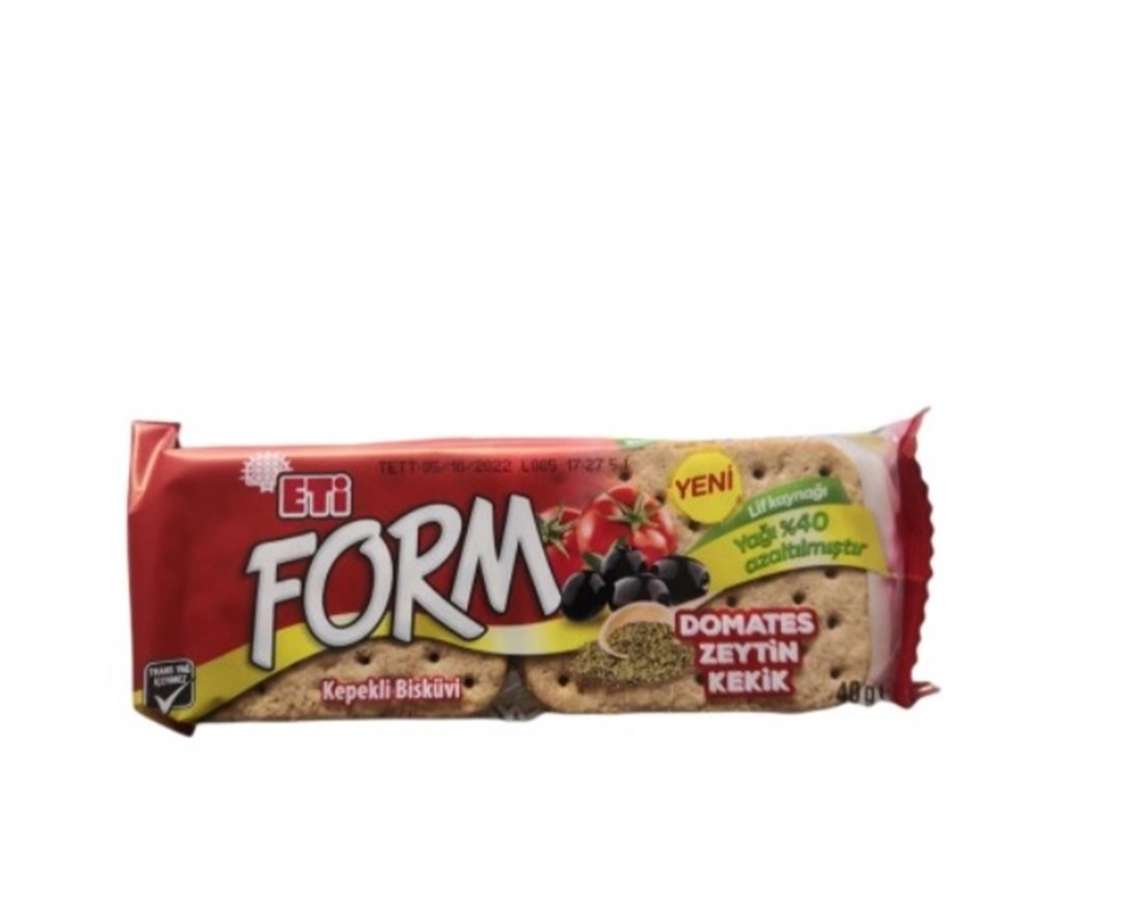 ETİ FORM KEPEKLİ DOMATES ZEYT.40 GR