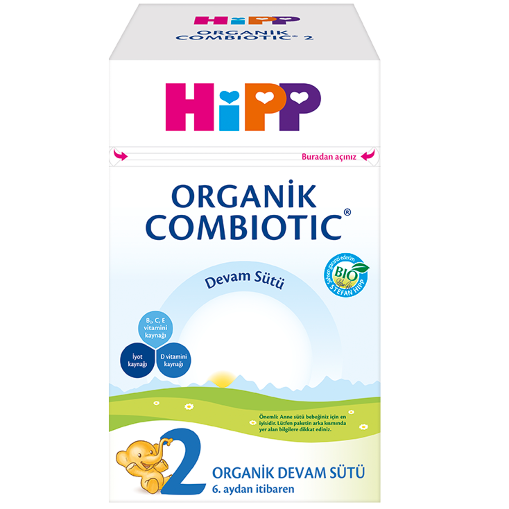Hipp Organik Combiotic Devam Sütü 2 800 G