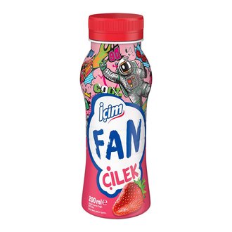 İçim Fan Çilekli Süt 200 Ml