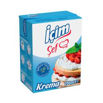 İçim Şef Yemeklik Krema %35 Yağlı Krema 200 ML