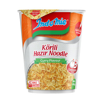Indomie Köri Çeşnili Noodle (Bardak) 60 G için hemen sipariş verin, kapınıza getirelim! Indomie Köri Çeşnili Noodle (Bardak) 60 G