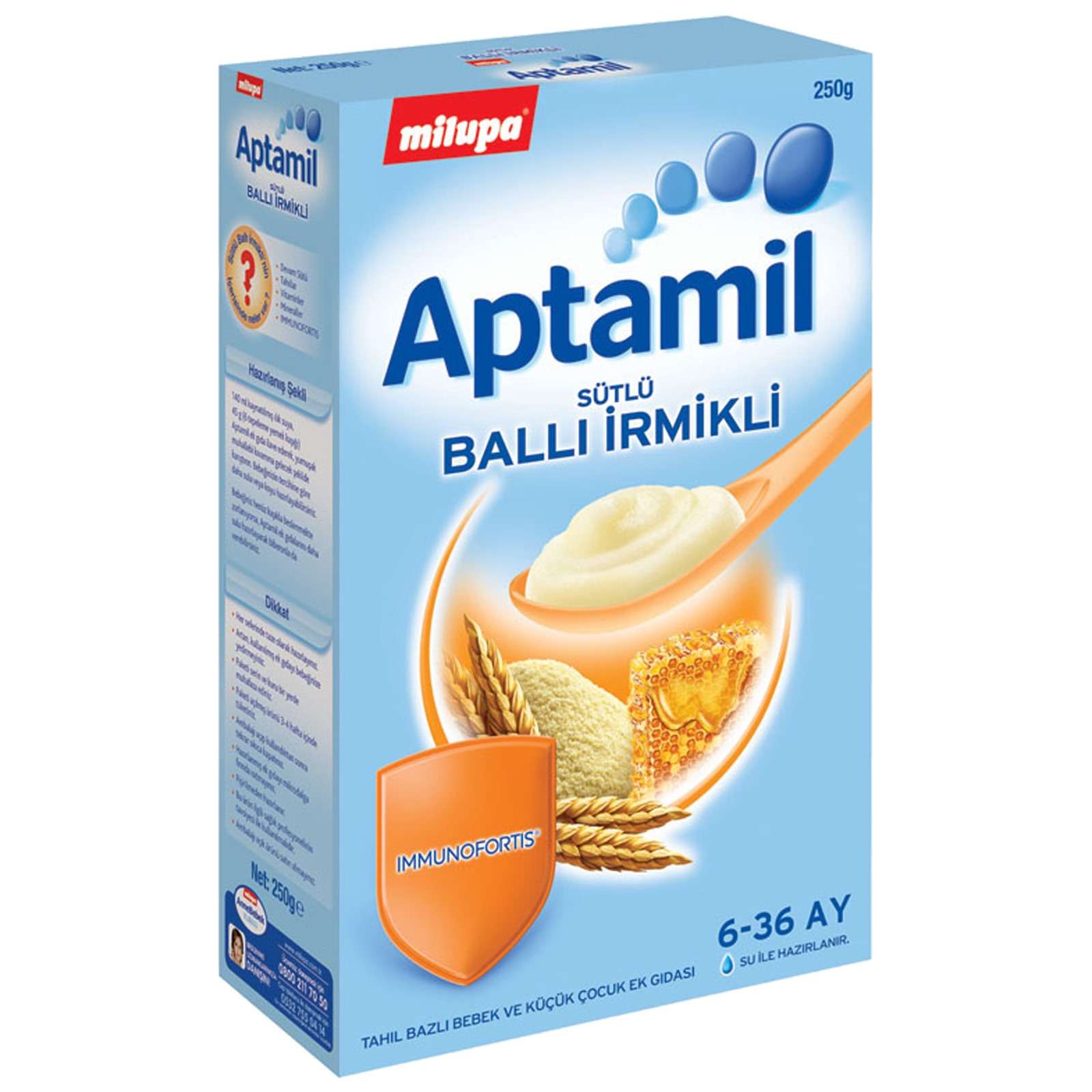 Aptamil Sütlü Ballı İrmikli Kaşık Maması 250 GR için hemen sipariş verin, kapınıza getirelim! Aptamil Sütlü Ballı İrmikli Kaşık Maması 250 GR