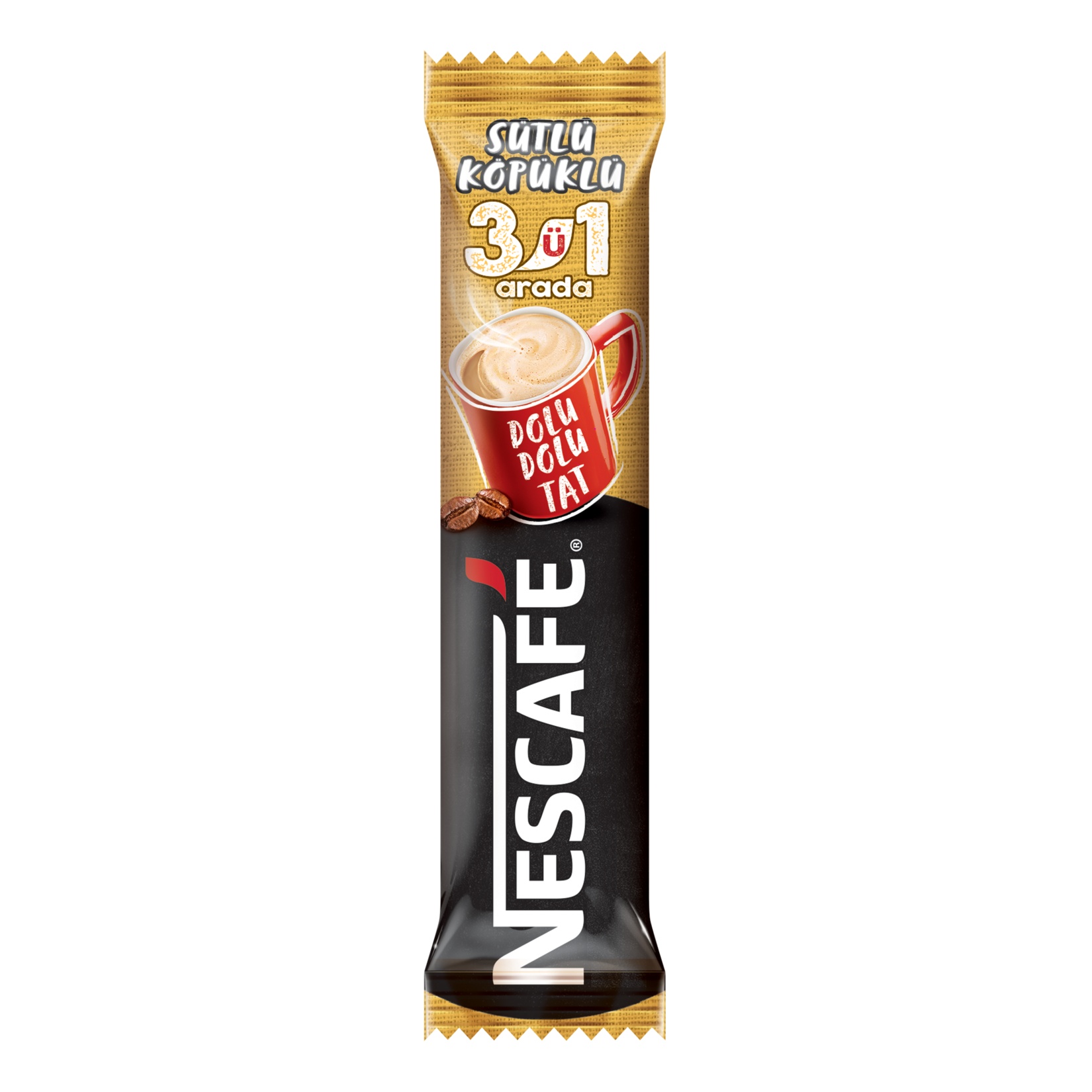 Nescafe 3'ü 1 Arada Sütlü Köpüklü 17.4 G