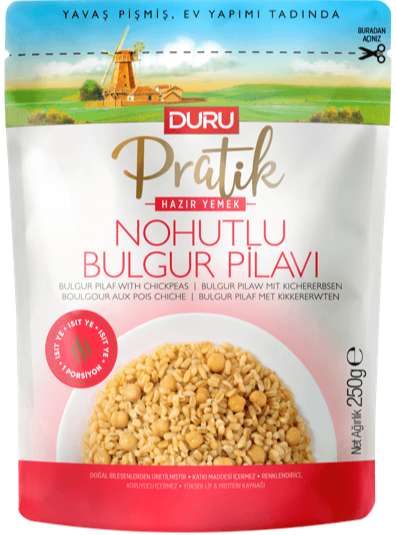 DURU PRATİK 250 GR BULG. NOHUTLU 