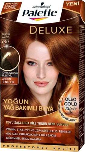 Palette Deluxe Tarçın Kahve Saç Boyası 7-57 