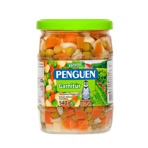 Penguen Garnitür Cam Kavanoz 540 Gr için hemen sipariş verin, kapınıza getirelim! Penguen Garnitür Cam Kavanoz 540 Gr