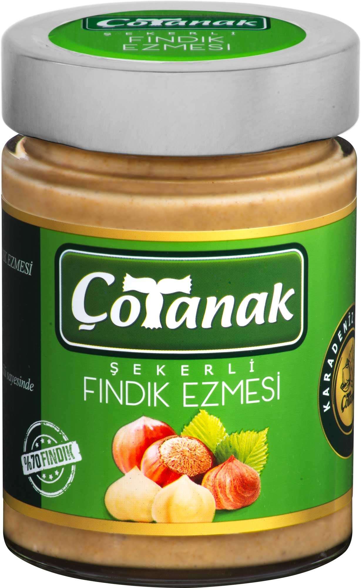 Çotanak 300 Gr Şeker İlavesiz Fındık Ezmesi