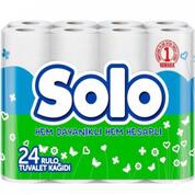 Solo 24'lü Paket Tuvalet Kağıdı için hemen sipariş verin, kapınıza getirelim! Solo 24'lü Paket Tuvalet Kağıdı