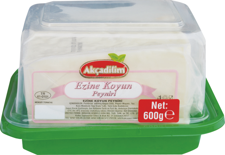 Akçaova Ezine Koyun Peyniri 600 GR.