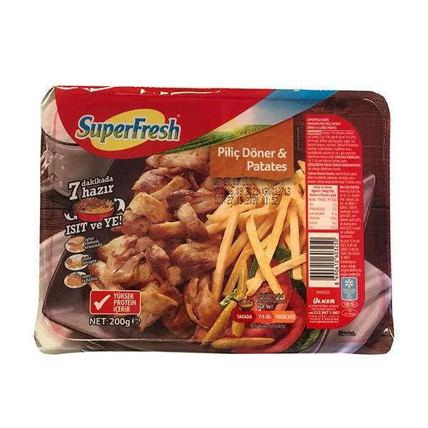 Superfresh Piliç Döner & Patates 200 g