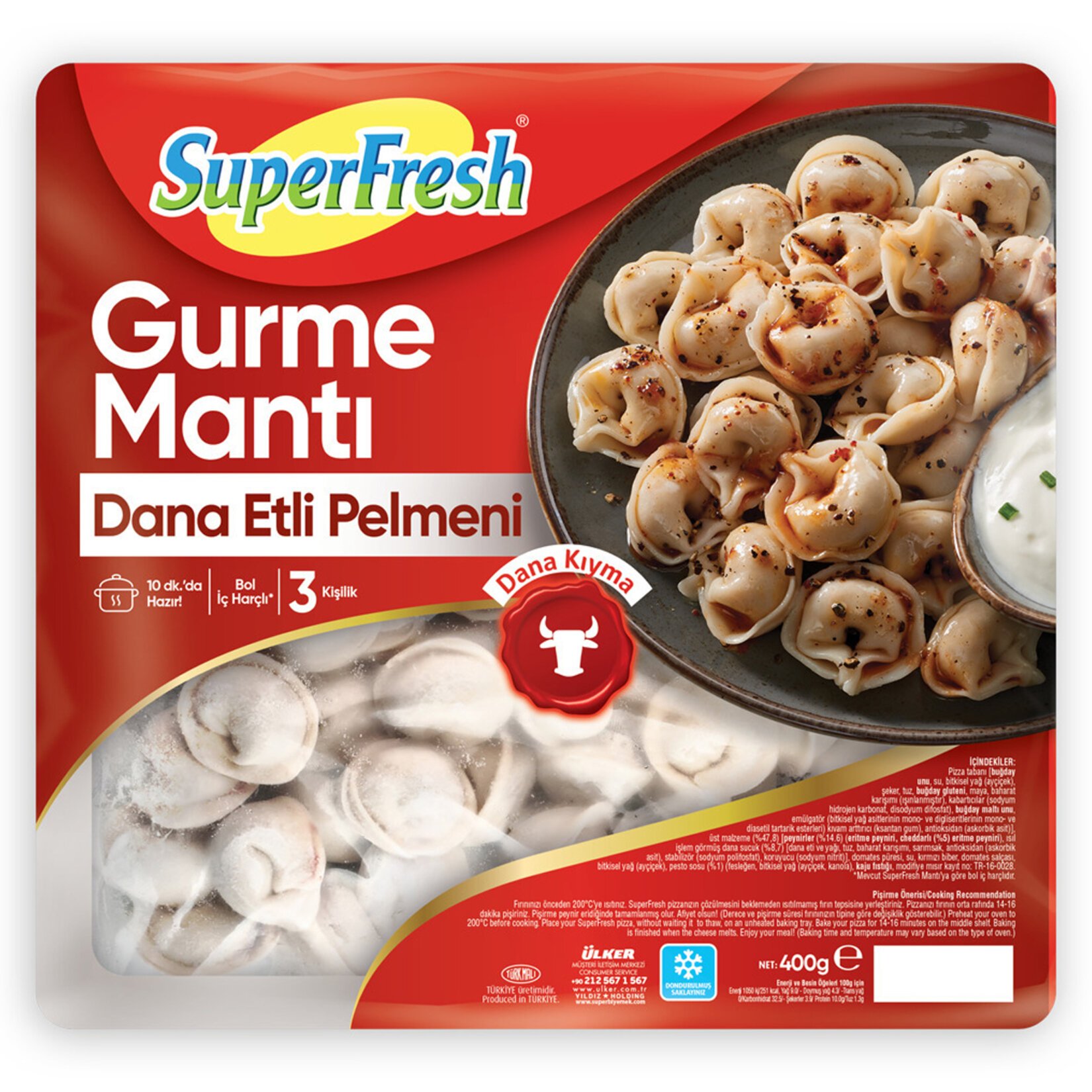 Superfresh Kıymalı Pelmeni Mantı 400 G