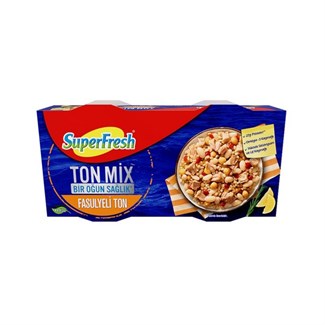 Superfresh Ton Balığı Mix Fasulyeli 2x150 gr