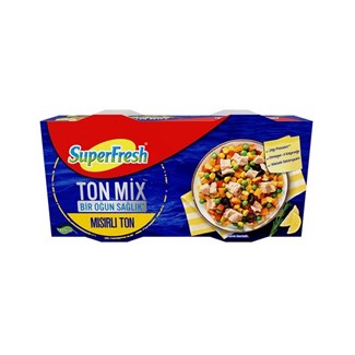 Superfresh Ton Balığı Mix Mısırlı 2x150 gr