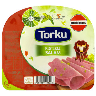 Torku Dilimli Fıstıklı Salam 50 G