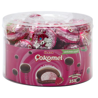 Ülker Çokomel Çilekli Marshmallowlu Bisküvi 420G