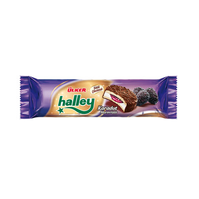 Ülker Halley Karadut Dolgulu Bisküvi 33g