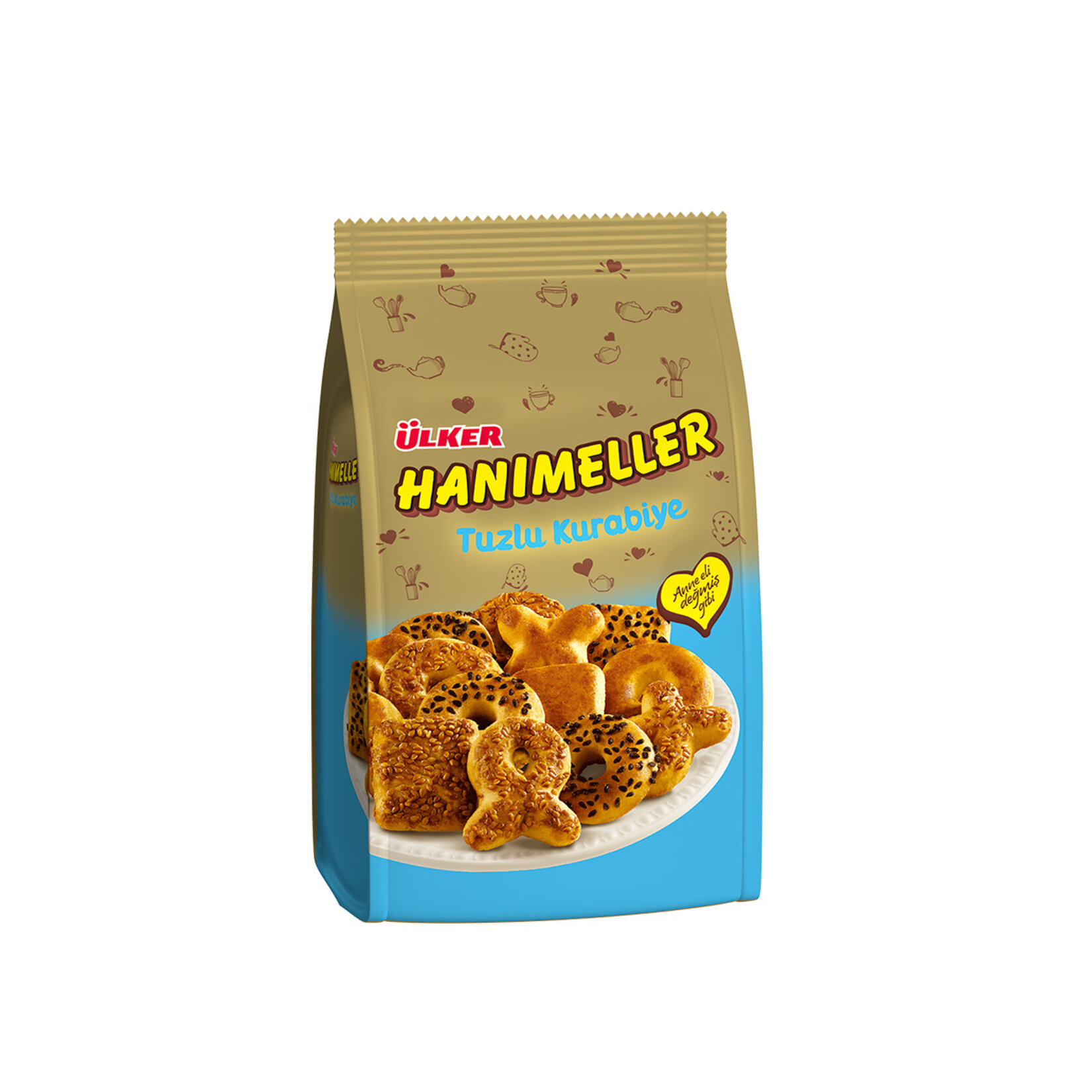 Ülker Hanımeller Karışık Tuzlu Kurabiye Bisküvi 150 G