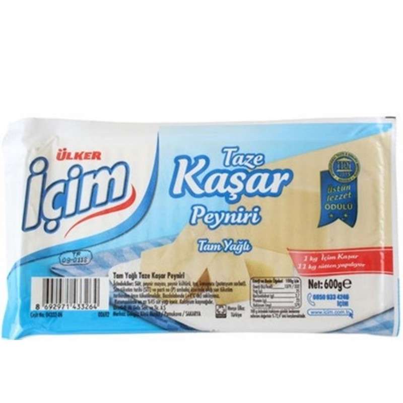 İçim Kaşar Peynir 600 GR için hemen sipariş verin, kapınıza getirelim! İçim Kaşar Peynir 600 GR