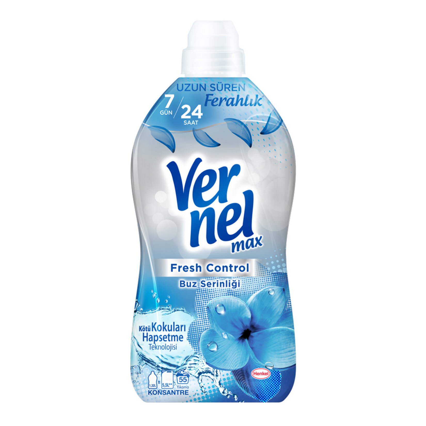 Vernel Max Fresh Cont Yumuşatıcı Buz Serin 1.32L