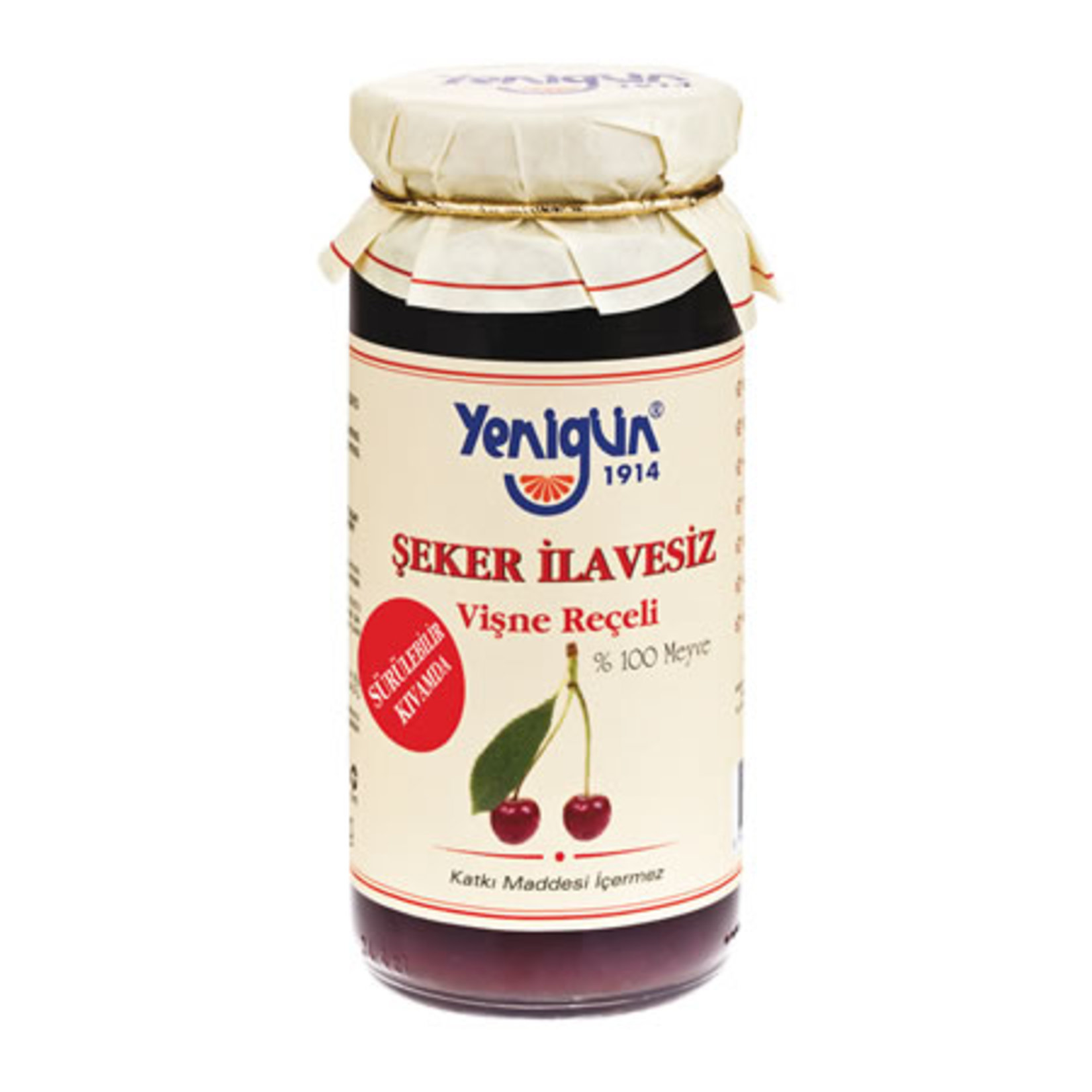 Yenigün Şeker İlavesiz Vişne Reçeli 290 G