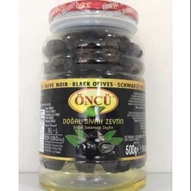 ÖNCÜ SİYAH ZEYTİN 500 GR XL